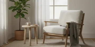 Cozy home corner with soft lighting for a budget-friendly personal retreat