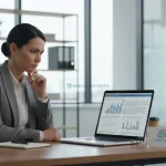 FTC Guidelines 2026: Affiliate Marketing Compliance Guide Affiliate marketer reviewing FTC compliance documents on a laptop in a modern office setting.