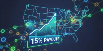 Illustration of high-payout US affiliate programs for 2026