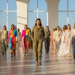 Models on runway showcasing Spring/Summer 2026 US fashion trends
