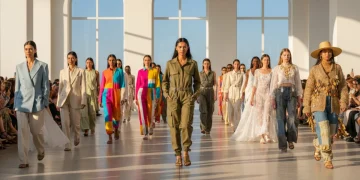 Models on runway showcasing Spring/Summer 2026 US fashion trends