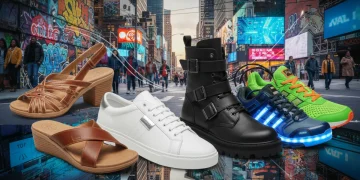 Diverse US shoe styles for late 2026, showcasing upcoming fashion trends.